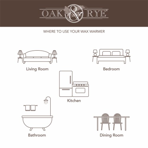 Oak & Rye Kiki Mini Wax Warmer Perspective: bottom