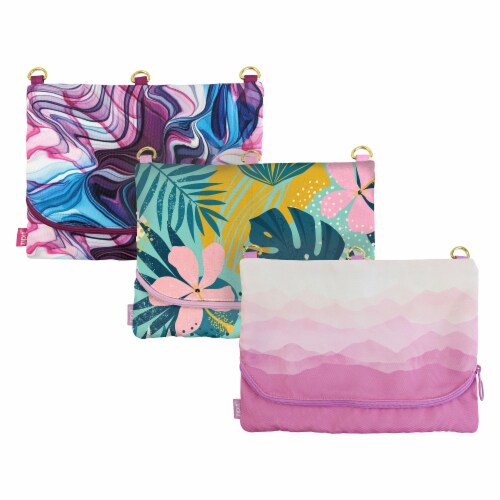 Zip-It® Julia Pencil Pouch - Colors May Vary Perspective: bottom