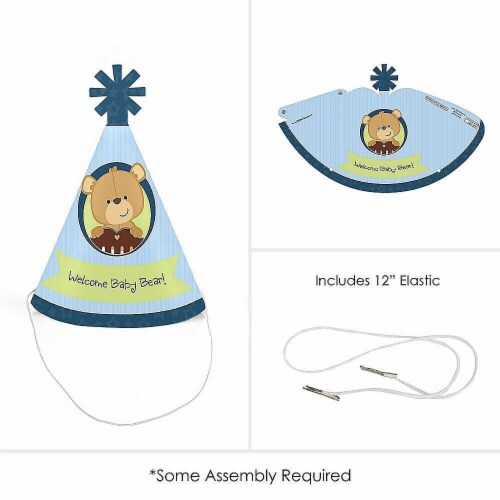 Teddy bear shop party hats