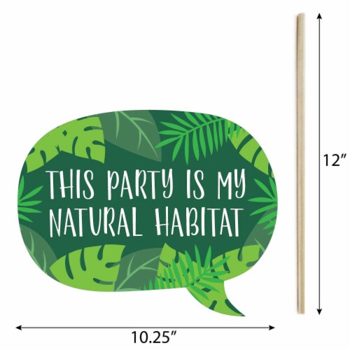 Big Dot of Happiness Funny Jungle Party Animals - Safari Zoo Animal Photo  Booth Props 10 Pc, 10 Count - King Soopers