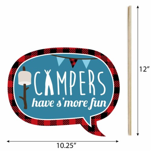 Camping photo shop booth props