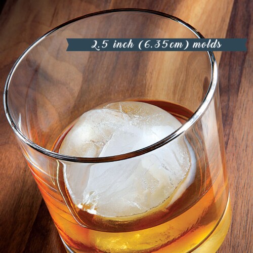 Hammer + Axe™ Dual Sphere Ice Mold Perspective: bottom