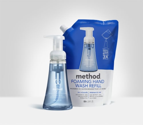 METHOD Foaming Hand Soap Cucumber Water Perspective: bottom