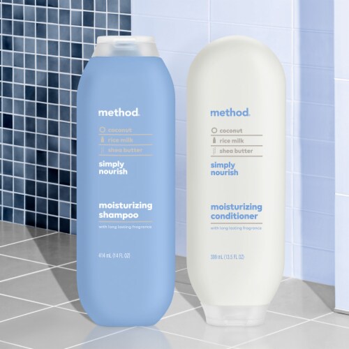 Method Moisturizing Conditioner, Simply Nourish, Made Without Parabens and Sulfates Perspective: bottom