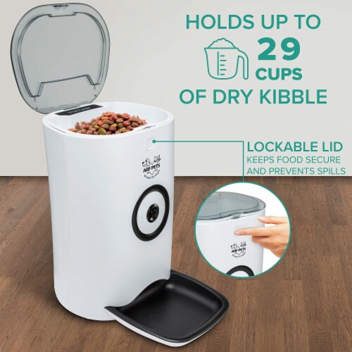 Arf Pets Smart Automatic Pet Feeder with Wi Fi HD Camera Video Recording with App Control 1 Kroger