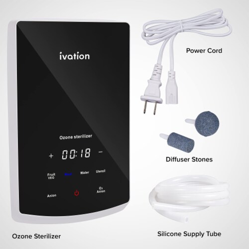 Ivation Ozone Generator Water Air Purifier Sterilizer with Diffuser Stones 1 Smith s Food and Drug