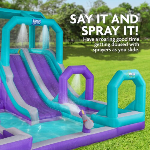 Kahuna mega blast inflatable backyard kiddie pool and slide water park sales