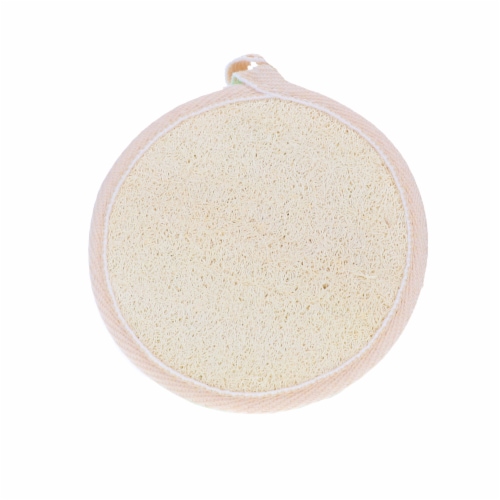 Nikki Secret 2-in-1 Loofah and Mesh Bath Pouf Perspective: bottom