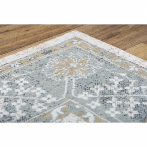 Alora Decor Elect 8' x 10' Ivory/Blue/Brown/Gray Power-Loomed/Hybrid Area Rug Perspective: bottom