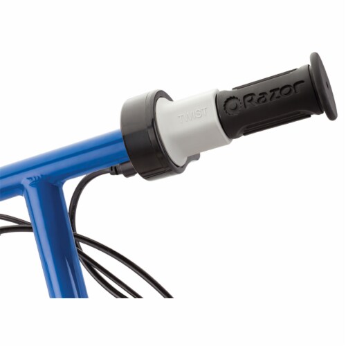 Razor E100 Kids Ride On 24V Motorized Powered Electric Kick Scooter Toy Blue 1 Piece Harris Teeter