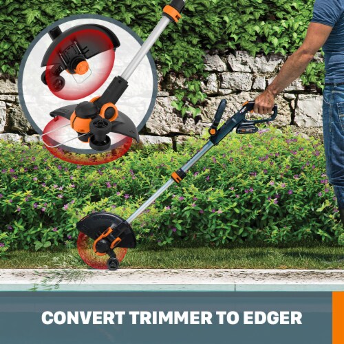 Worx POWER SHARE 40-Volt 13-in Cordless Trimmer, EA - Kroger