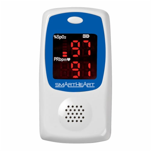 SmartHeart Fingertip Pulse Oximeter 1 Each 11-50L Perspective: bottom