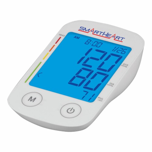Veridian Multiple Sizes Arm Home Automatic Digital Blood Pressure Monitor 1-Tube White 1 Each Perspective: bottom