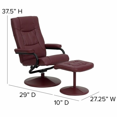 Flash furniture recliner chair with ottoman discount