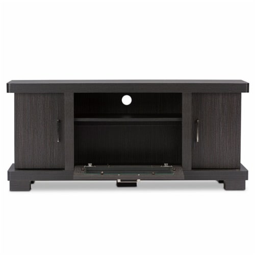 Baxton Studio Viveka 47  TV Stand in Espresso Perspective: bottom