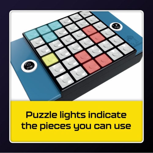 Ceaco Puzzle Bright Electronic Light up Brainteaser Game Perspective: bottom