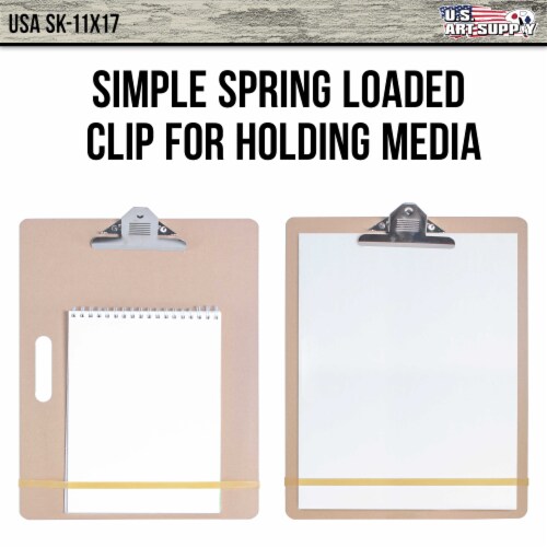 Artist Sketch Tote Board - Great for Classroom, Studio or Field Use (11 x17 ) Perspective: bottom