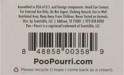 Poo-Pourri® Before-You-Go Lavender Vanilla Toilet Spray Perspective: bottom