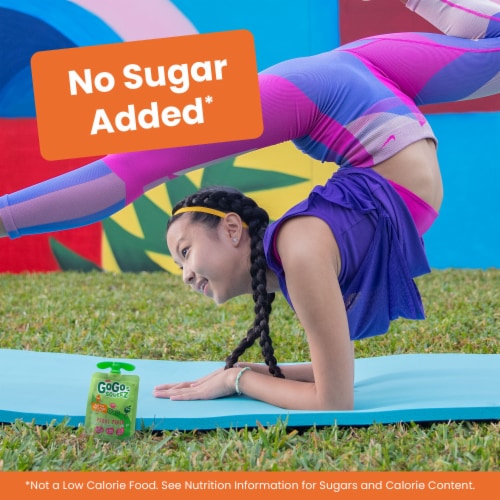 GoGo squeeZ® fruit & veggieZ Snack, Dino Variety Pack, Prehistoric Peach, Jurassic Pear, Roar Berry Perspective: bottom