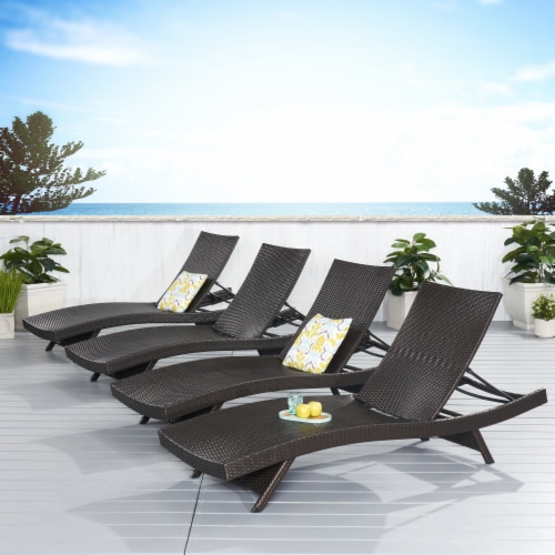 Lakeport outdoor clearance adjustable chaise lounge