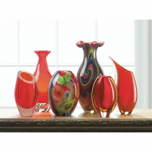 Sunfire Glass Vase Perspective: bottom