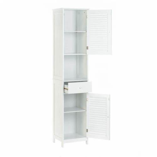 Accent Plus 10018188 Nantucket Tall Cabinet Perspective: bottom