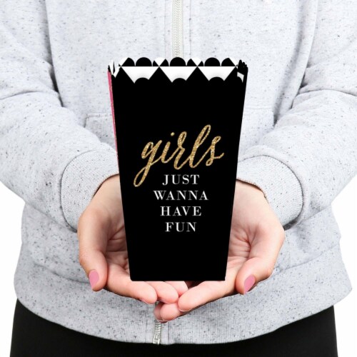 Big Dot of Happiness Girls Night Out - Bachelorette Party Favor Popcorn Treat Boxes - 12 Ct Perspective: bottom