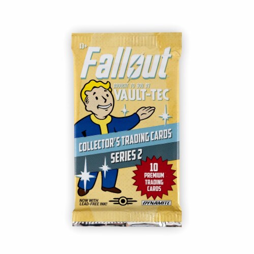 Fallout Trading Cards Series 2 | Sealed Blister Pack | Contains 10 Random Cards Perspective: bottom