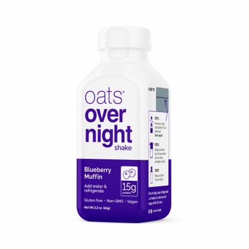 Oats Over Night Blueberry Muffin Shake Perspective: bottom