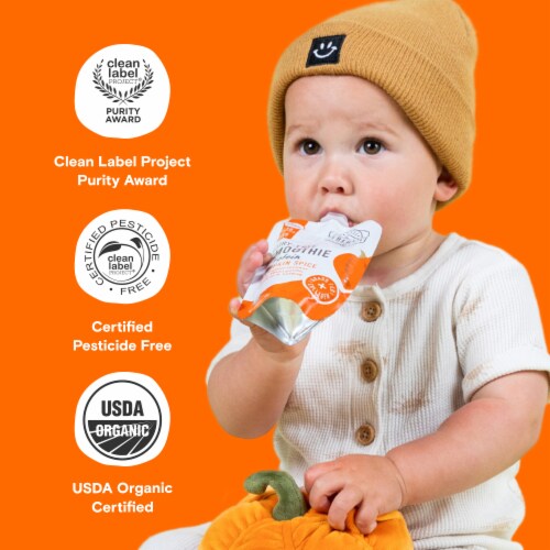 Serenity Kids Dairy Free Smoothies, Pumpkin Spice Pouch Perspective: bottom