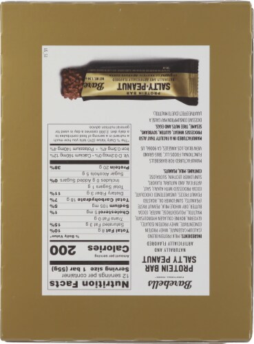 Barebells Salty Peanut Protein Bar Perspective: bottom