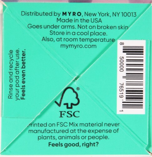 Myro Big Dipper Deodorant Refill Pod Perspective: bottom