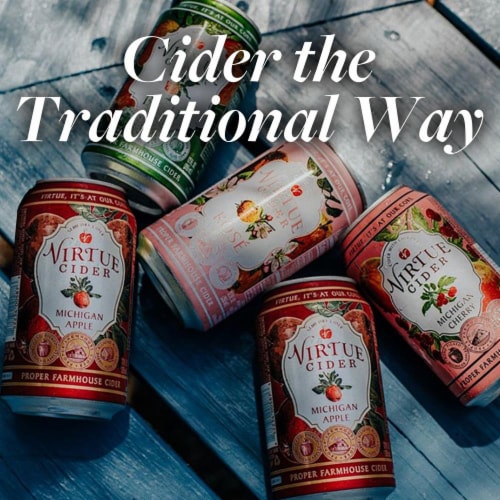 Virtue Cider Michigan Series Hard Cider Variety Pack Perspective: bottom