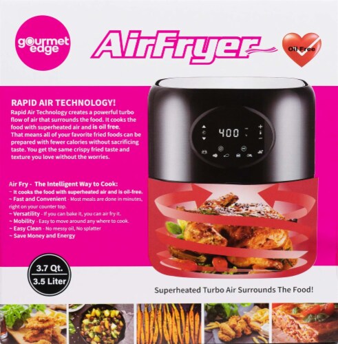 Gourmet Edge Digital Air Fryer, Extra Hot Air Fry, Cook, Crisp (3.5 Quarts) Perspective: bottom