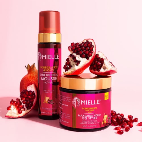 Mielle® Pomegranate & Honey Curl Defining Mousse Perspective: bottom