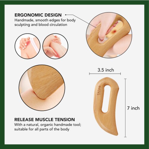 Tada Natural Beauty Gua Sha Body Massage Tool, 1 - Metro Market