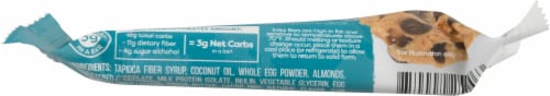 Kiss My Keto Chocolate Cookie Dough Nutrition Bars Perspective: bottom