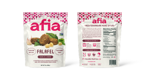 Afia® Garlic & Herb Falafel Perspective: bottom