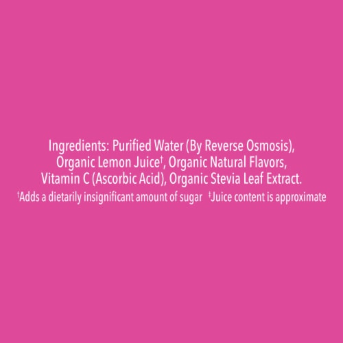 Lemon Perfect Dragon Fruit Organic Lemon Water Perspective: bottom