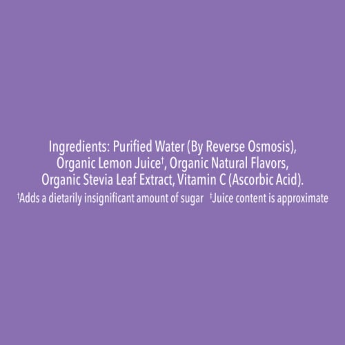 Lemon Perfect Blueberry Organic Lemon Water Perspective: bottom