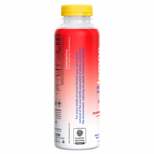Lemon Perfect Strawberry Passion Fruit Hydrating Lemon Water Perspective: bottom