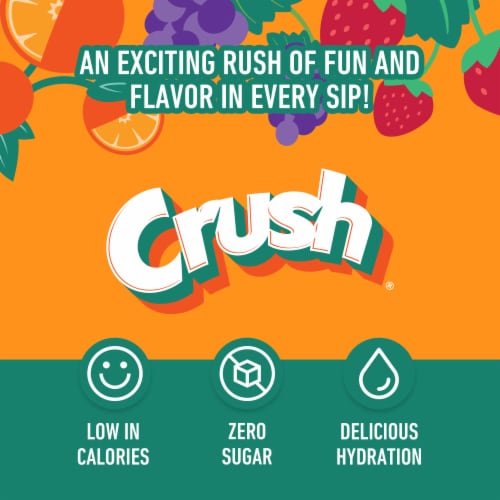 Crush® Sugar Free Drink Mix Sticks Variety Pack Perspective: bottom