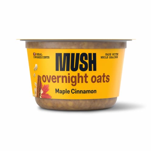 MUSH Maple Cinnamon Overnight Oats Perspective: bottom