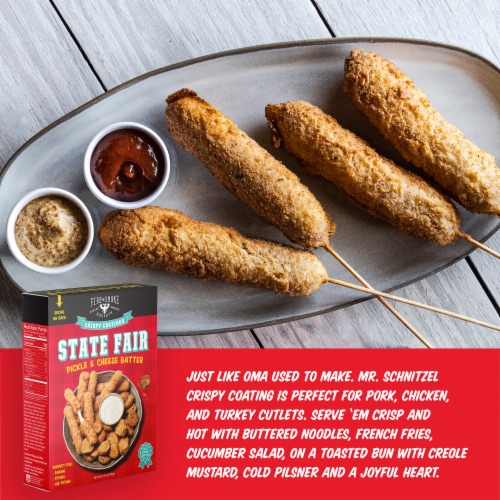 Fire & Smoke Society Crispy Coatings State Fair Pickle & Cheese Batter Perspective: bottom
