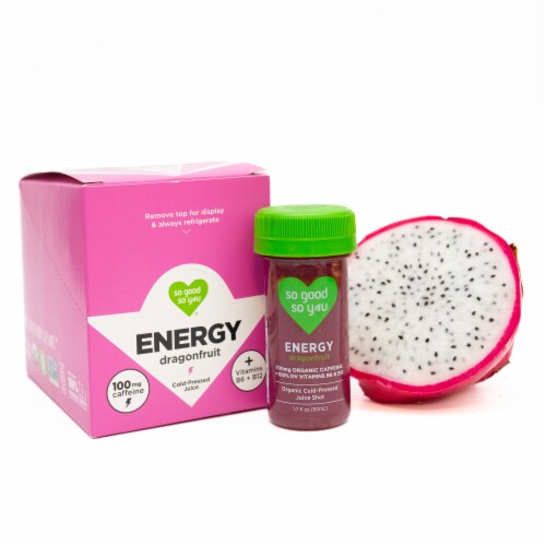 So Good So You® Dragonfruit Caffeinated Energy Shot Perspective: bottom