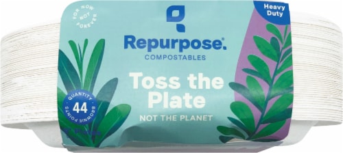 Repurpose® Compostable Heavy Duty Plates Perspective: bottom