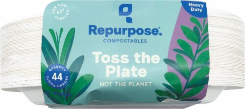 Repurpose® Compostable Heavy Duty Plates Perspective: bottom