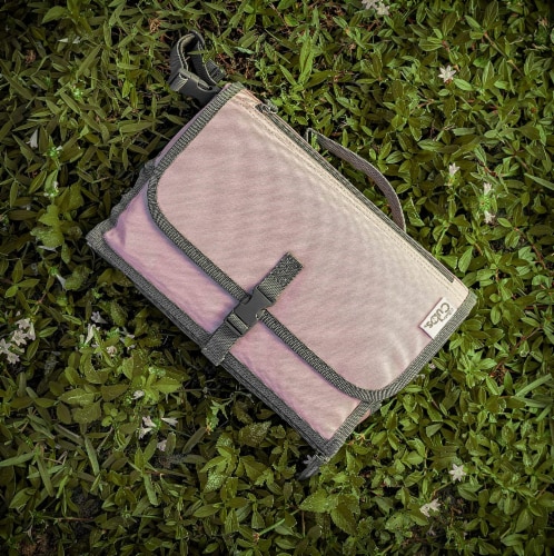 Pink travel sales changing mat