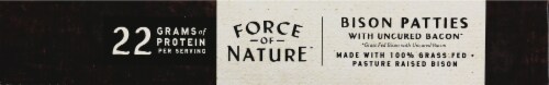 Force Of Nature Bison Patties Perspective: bottom