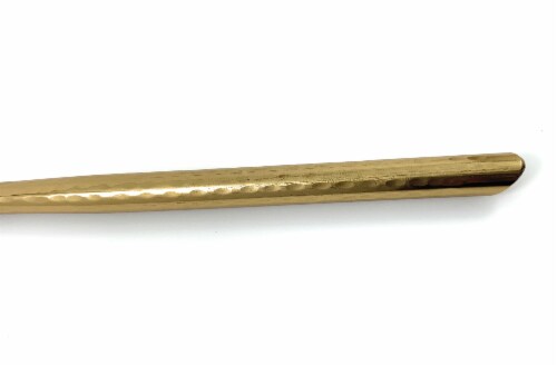 Vibhsa Golden Cut Hammered Dessert Spoons Perspective: bottom